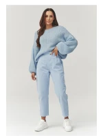 Šnúrové nohavice model 223244 Makadamia Šnúrové nohavice model 223244 Makadamia