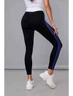 modré sportovní legíny s lampasy model 18437832 - J.STYLE modré sportovní legíny s lampasy model 18437832 - J.STYLE
