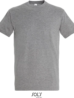 SOL'S Imperial Tričko z těžké bavlny 25.1500 grey melange