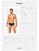 Pánske slipy otvorené Azmeron jockstrap - Obsessive