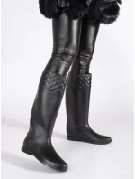 Pohodlné gumáky dámské černé Pohodlné gumáky dámské černé