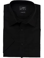 JN keprová košile s krátkým rukávem 02.0 black model 22488360 - Daiber JN keprová košile s krátkým rukávem 02.0 black model 22488360 - Daiber
