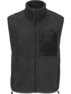SOL'S Fury Fleecová vesta Sherpa carbon grey/black model 22519728