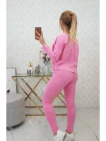 Souprava s oversize halenkou světle růžová Souprava s oversize halenkou světle růžová