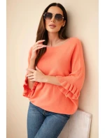 Dámský svetr typu s kulatým výstřihem model 21949276 - K-Fashion Dámský svetr typu s kulatým výstřihem model 21949276 - K-Fashion