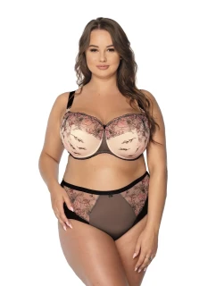 Polovyztužená dámská podprsenka BS černá  model 18335962 - Gaia