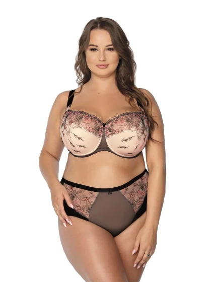 Polovyztužená dámská podprsenka BS černá  model 18335962 - Gaia