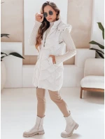 Dámska zateplená prešívaná vesta svetlo šedá FashionStreet TY5102 Dámska zateplená prešívaná vesta svetlo šedá FashionStreet TY5102