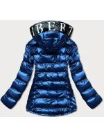 DAMSKA KURTKA PIKOWANA Z KAPTUREM NIEBIESKI model 21243139 - SPEED.A