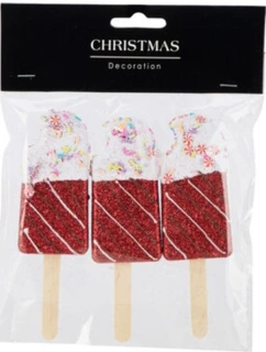 DEKORACJA BOMBKA CZERWONY model 21833531