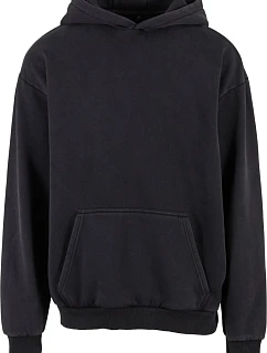 BY 294 Mikina s kapucí z těžké bavlny "Vintage" model 22451665 black - Build your Brand