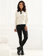 Sweter IR SW model 22404423 jasny beżowy - FPrice Sweter IR SW model 22404423 jasny beżowy - FPrice