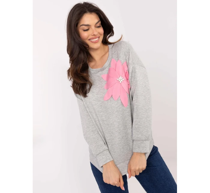 Mikina MI BL M6098.05P sivá Mikina MI BL M6098.05P sivá