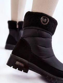 Dámske módne zateplené snežnice Progress PROGJ-21-13 Black