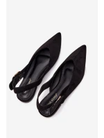 Dámske baleríny s prackou Tanelia - čierne