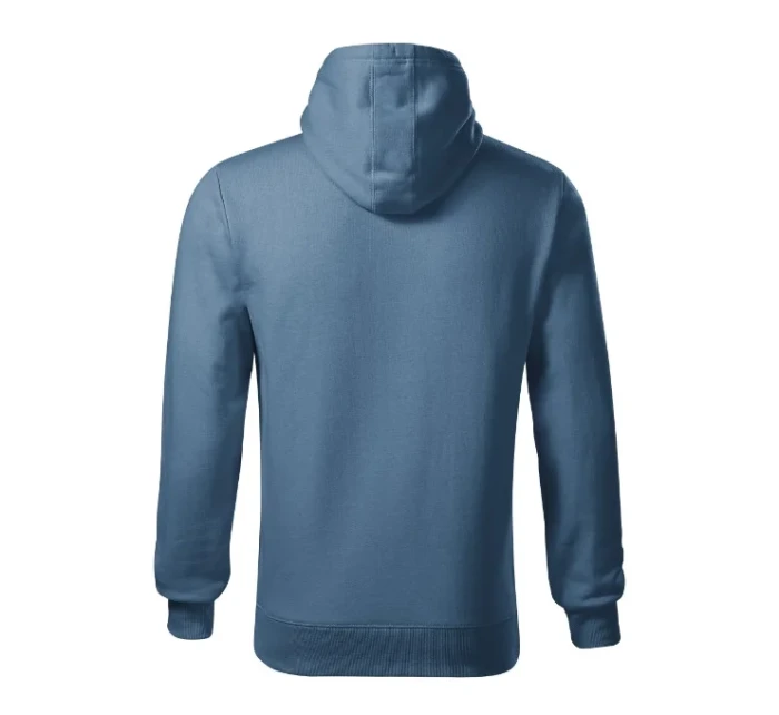 Pánska džínsová mikina s kapucňou