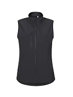 Dámska softshellová vesta Trail ebony gray