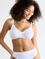 Podprsenka bez kostíc sloggi Basic+ N biela WHITE - SLOGGI