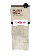Zimní bambusové ponožky BAMBUS  SOCKS  šedý melír model 18866847 - Bellinda