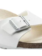 Dámske žabky Birkenstock Madrid Birko-Flor White regular wide (0040731)