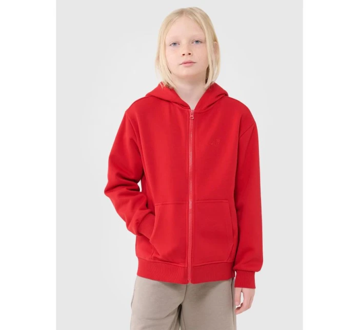 Chlapecká mikina s kapucí model 21435881 - 4F Chlapecká mikina s kapucí model 21435881 - 4F