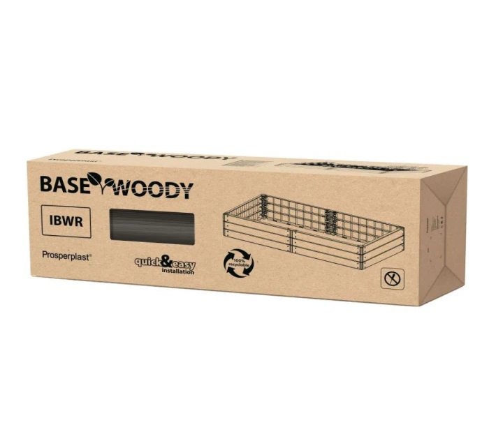 BASE WOOD GARDEN ROCK 4 ELEMENTS RUSTIC BRICKS detské