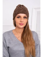 Fleecová čiapka Teresa K285 mocca Fleecová čiapka Teresa K285 mocca