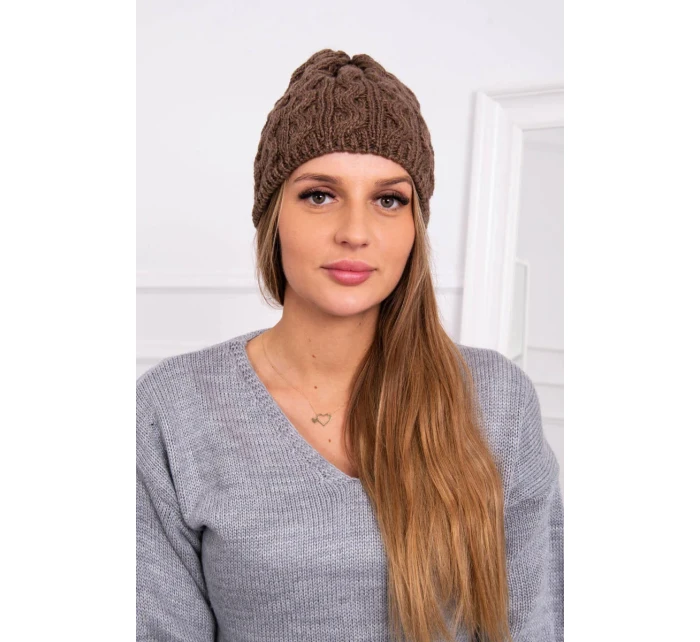 Fleecová čiapka Teresa K285 mocca Fleecová čiapka Teresa K285 mocca