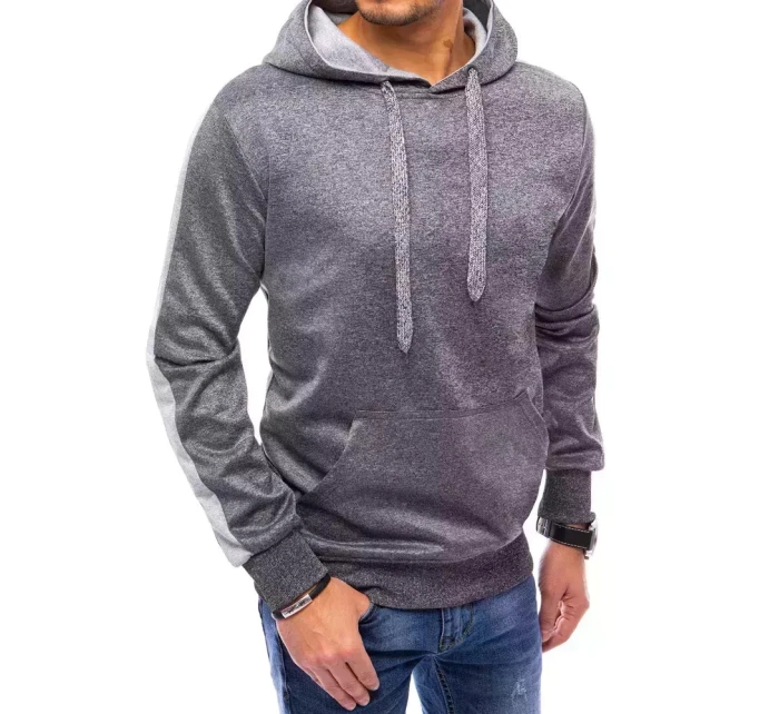 Pánská mikina s kapucí tmavě šedá Dstreet model 21964069 - FashionStreet