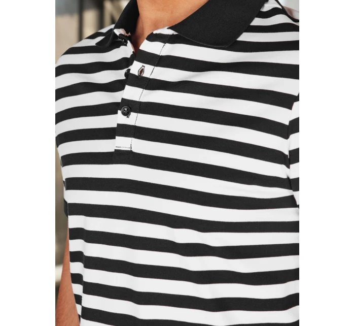 Pánská pruhovaná polokošile bílá Dstreet model 21987919 - FashionStreet
