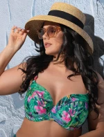 Plavecká podprsenka s plnými košíčkami Ava SK 205 Paradise