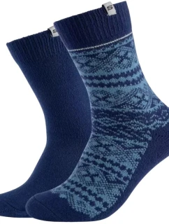 Skechers 2PPK Pánske príležitostné módne žakárové ponožky SK41049-5501 Navy Blue 39-42