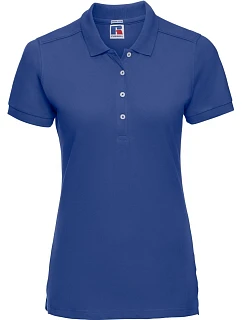 Dámské elastické piqué polo 10. bright royal model 22473848 - Russell Athletic