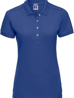 Dámské elastické piqué polo 10. bright royal model 22473848 - Russell Athletic