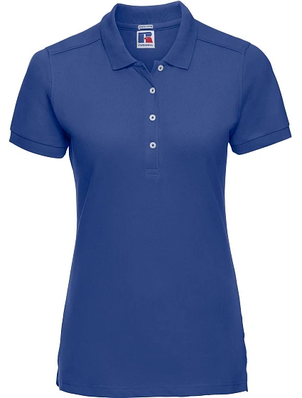 Russell Athletic 566F Dámske elastické polo tričko z piké 10.566F bright royal