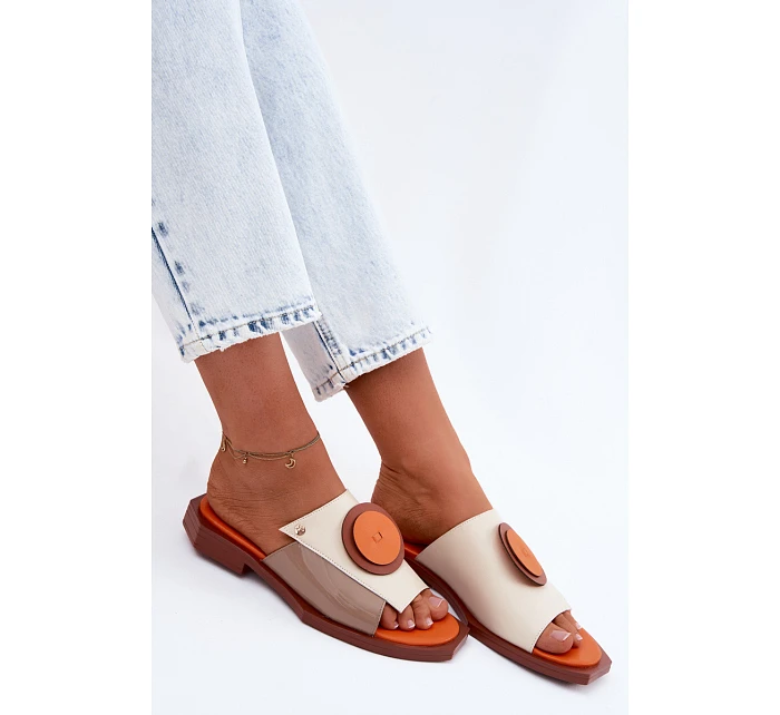 Kožené dámské pantofle model 22123058 - Maciejka