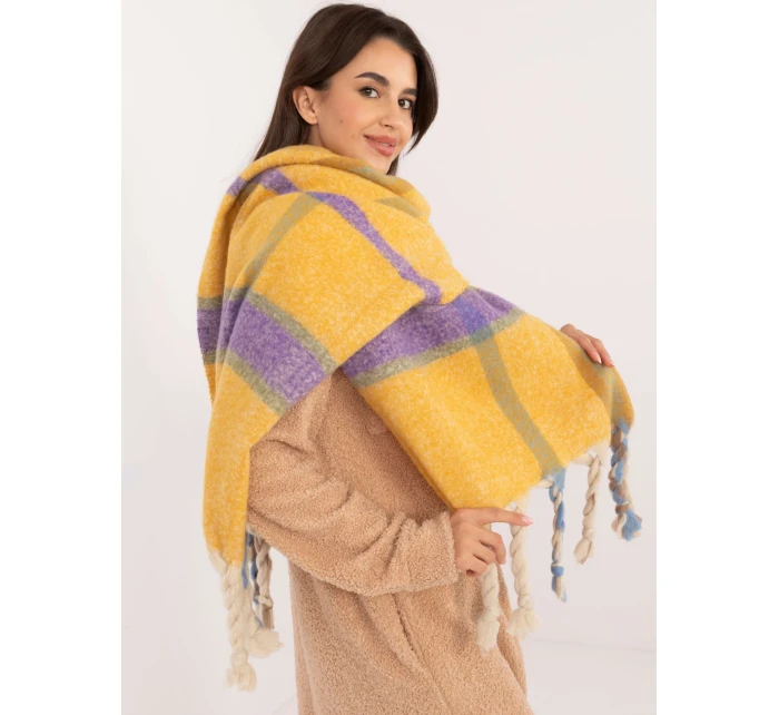 Šála AT SZ model 20519152 tmavě žlutá - FPrice