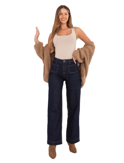 Spodnie model 21314515 granatowy - FPrice