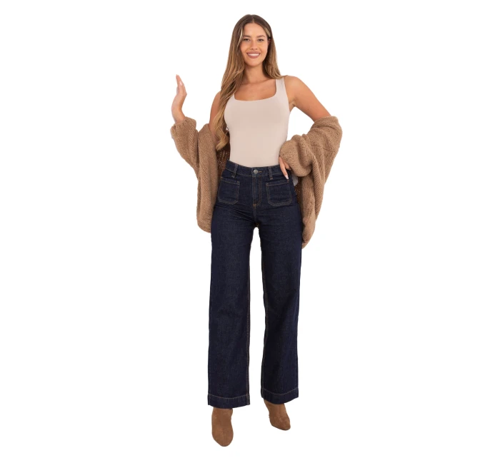 Spodnie model 21314515 granatowy - FPrice