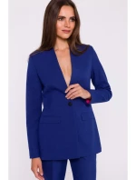 S370 Kvetinová bunda - modrá