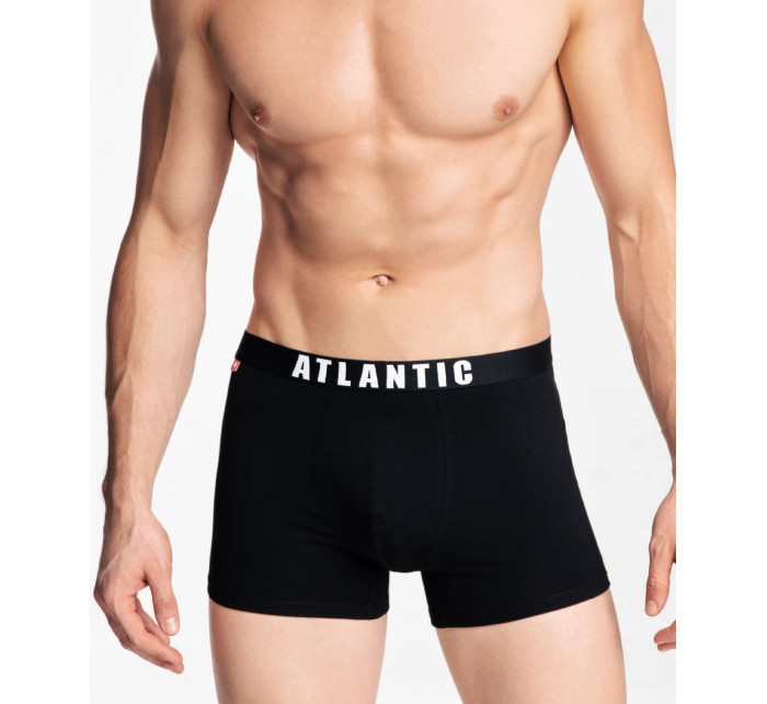 Pánske boxerky Atlantic 3Pack - čierne