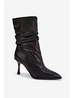 Boty na podpatku model 231588 Step in style Boty na podpatku model 231588 Step in style
