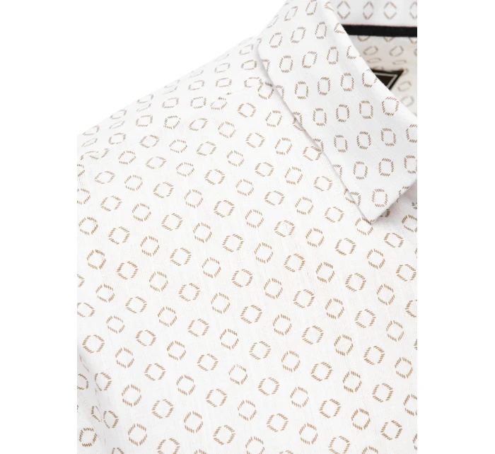 Pánska biela košeľa FashionStreet DX2437