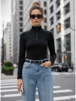 Dámský svetr se stojáčkem černý Dstreet model 21996354 - FashionStreet