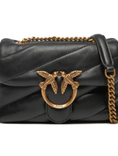 Pinko Love Baby Puff Dámská kožená kabelka černá - model 21933499