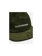 Čiapka PEAK PERFORMANCE Cord Cap, zelená farba Čiapka PEAK PERFORMANCE Cord Cap, zelená farba