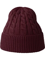 Claire Pletená čepice model 22552247 burgundy - Atlantis Headwear Claire Pletená čepice model 22552247 burgundy - Atlantis Headwear