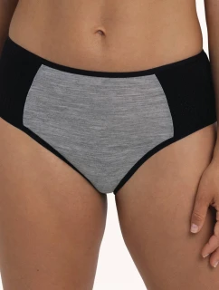 PanAlp vlnené športové nohavičky vyššie+ 1656 black/melange - Active