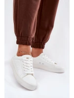 Nízké Dámské Tenisky Z Eko Kůže Big Star model 21686486 Bílé - Big Star Shoes Nízké Dámské Tenisky Z Eko Kůže Big Star model 21686486 Bílé - Big Star Shoes