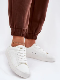 Nízké Dámské Tenisky Z Eko Kůže Big Star model 21686486 Bílé - Big Star Shoes